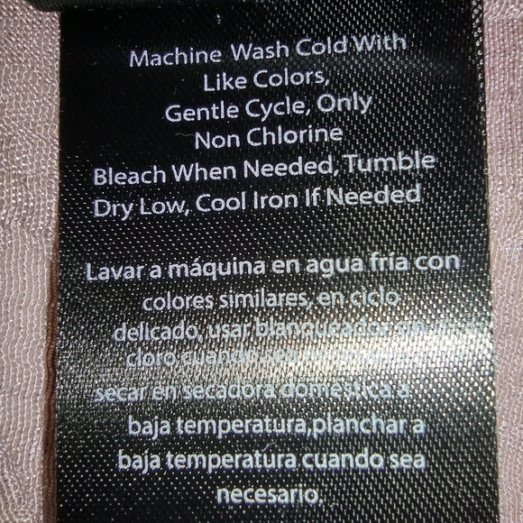 Harvé Benard 1X Mauve Rose Gold Dot Gauzy Top - Picture 6 of 11
